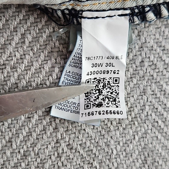 Tommy Hilfiger Jeans Women's 8 (30x30) Dark Wash Stretch Straight Style#78C1773 - Picture 6 of 16